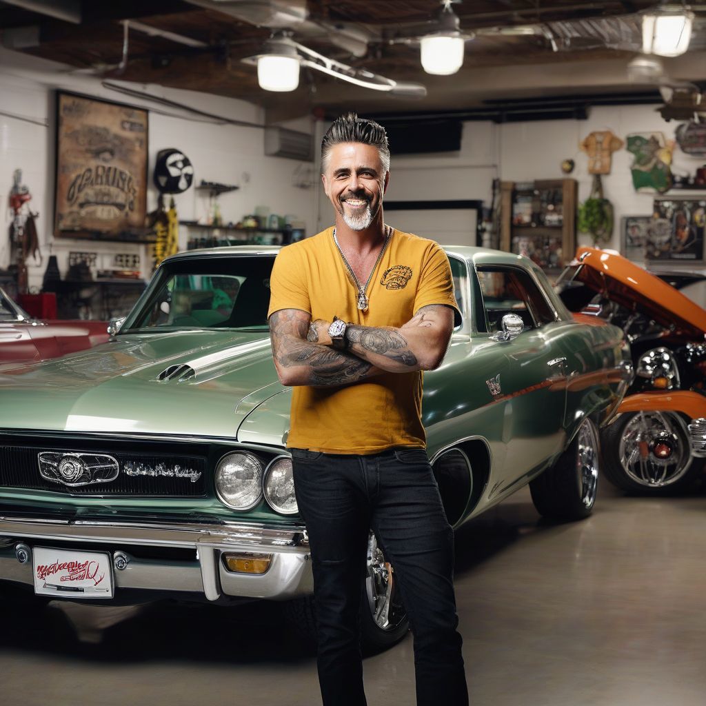 Richard Rawlings standing in front of Gas Monkey Garage