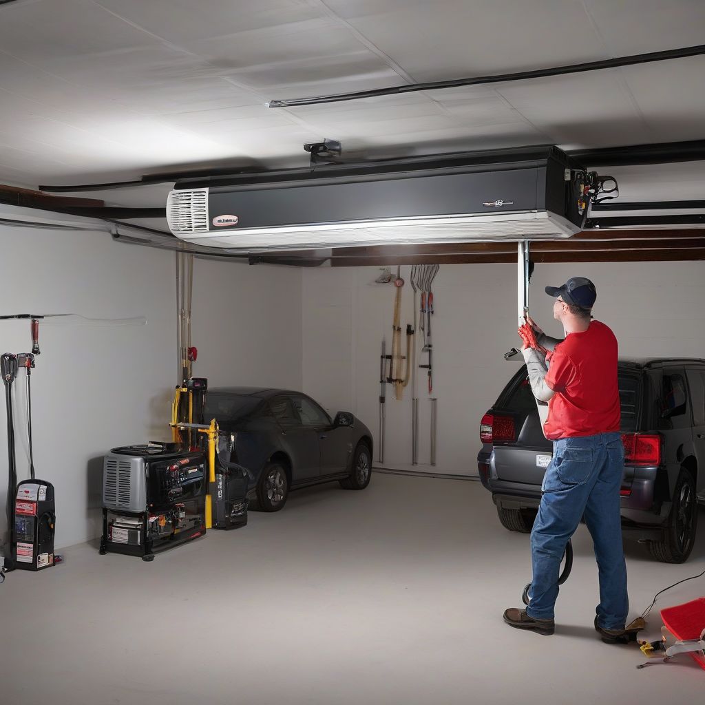 Gas Garage Heater Installation