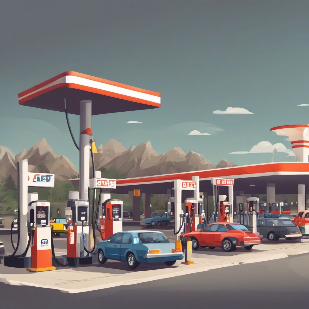 Gas Station Fuel Pumps