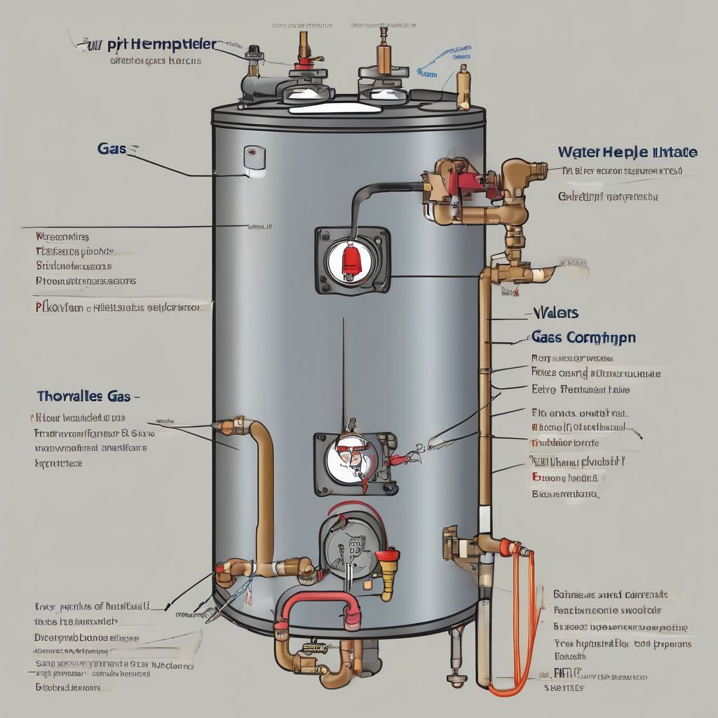 Gas Water Heater Parts Diagram