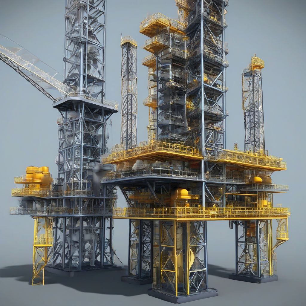 Oil Rig with Digital Interface