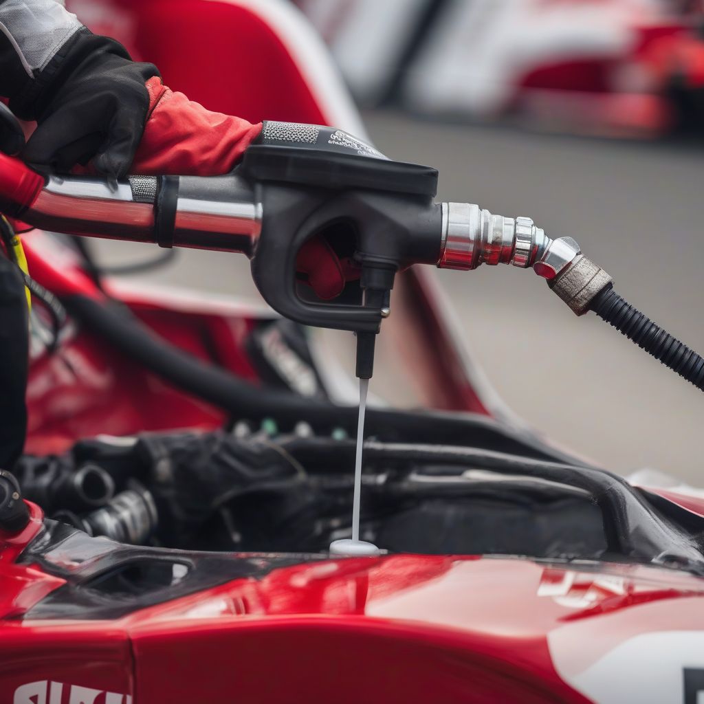 Race car fueling